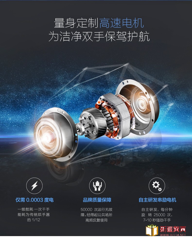AIKE艾克高速干手器  单面干手机AK2630T图片三