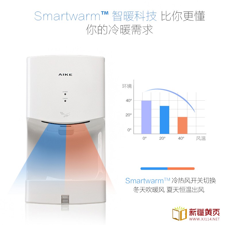 AIKE艾克高速干手器  单面干手机AK2630T图片九